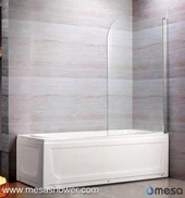 Kaasaegse disaini uus stiil raamitud pivottiga vanni ekraan