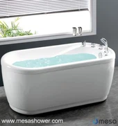 Deep White Stand Üksnes Solid Surface akrüülvann