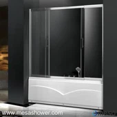 Alumiiniumraamiga duširuumis ja vannis