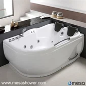 2017 Modern Design Luxury Whirlpool hüdro massaaž ABS Corner vannitoa müügiks