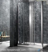 Ristkülikukujuline nurgas uus disain Folding vannituba libistades dušikarbid