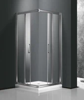 Square Angle Rectangular Odava hinnaga raamitud libisev dušikabiin müügiks