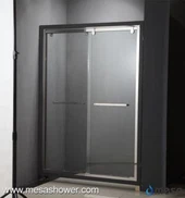 Roostevabast terasest kiiged uus uus disain Sliding Shower Door