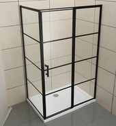 Must klaasist dušikabiin