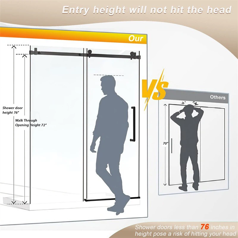 Brass Sliding Shower Door factory
